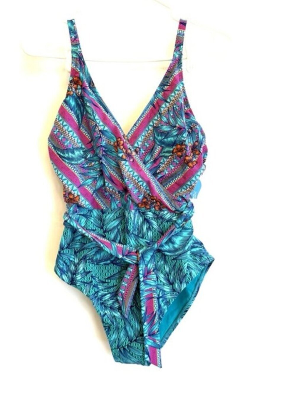 Skinny Dippers Women’s Blue One Piece Swimsuit Size L